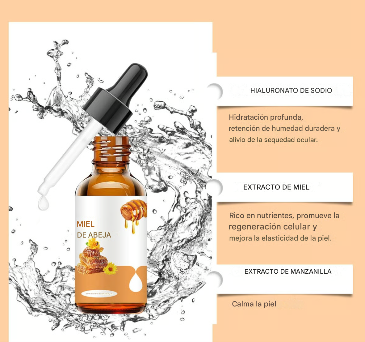 Gotas oftálmicas de miel Jimerito