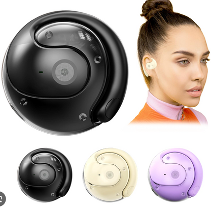 Auriculares traductores inteligentes: traducen hasta 75 idiomas en tiempo real, ideales para viajes, negocios y reuniones. Incluyen asistente de voz e intercomunicador.