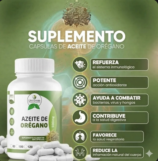 ACEITE DE OREGANO EN CAPSULAS 💊