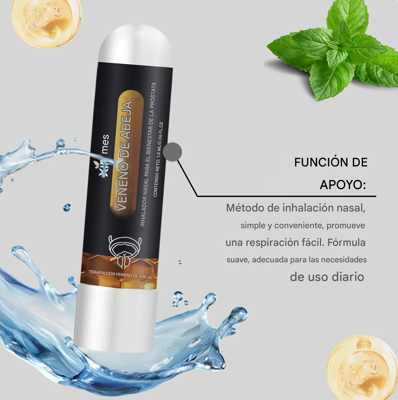 🔥VENENO DE ABEJA🔥 INHALADOR NASAL PARA EL BIENESTAR DE LA PRÓSTATA⭐🌟 ...